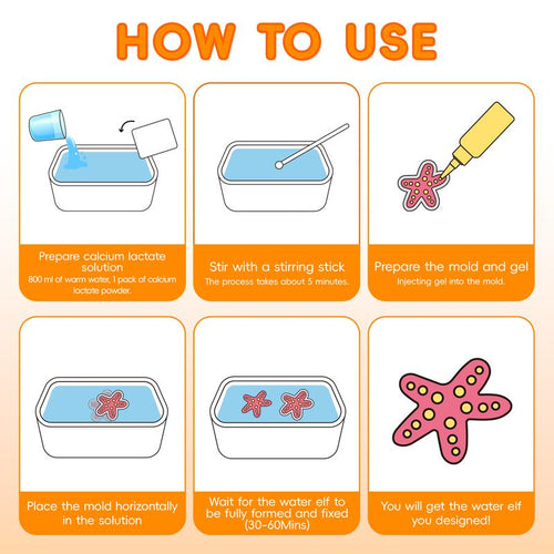 DIY Magic Water Gel Kit For Kids