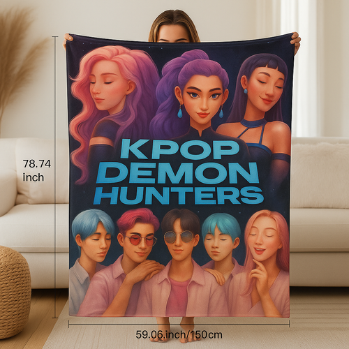 K-Pop Demon Hunter Blanket